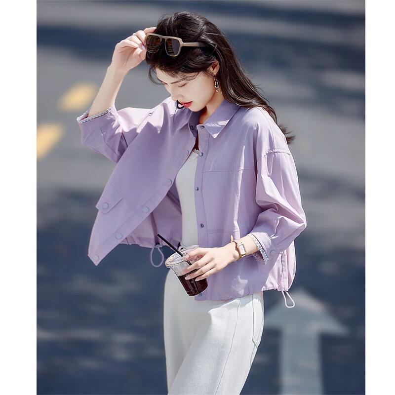 Women's Lightweight Casual Lapel Short Jacket