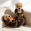 Cartoon Otter Plush Toy With Soft Cotton Filling For Kids And Collectors
