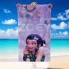 Quick Dry Beach Towel Zoey Pattern, Lightweight Absorbent Towel for Pool Beach Vacation Use
