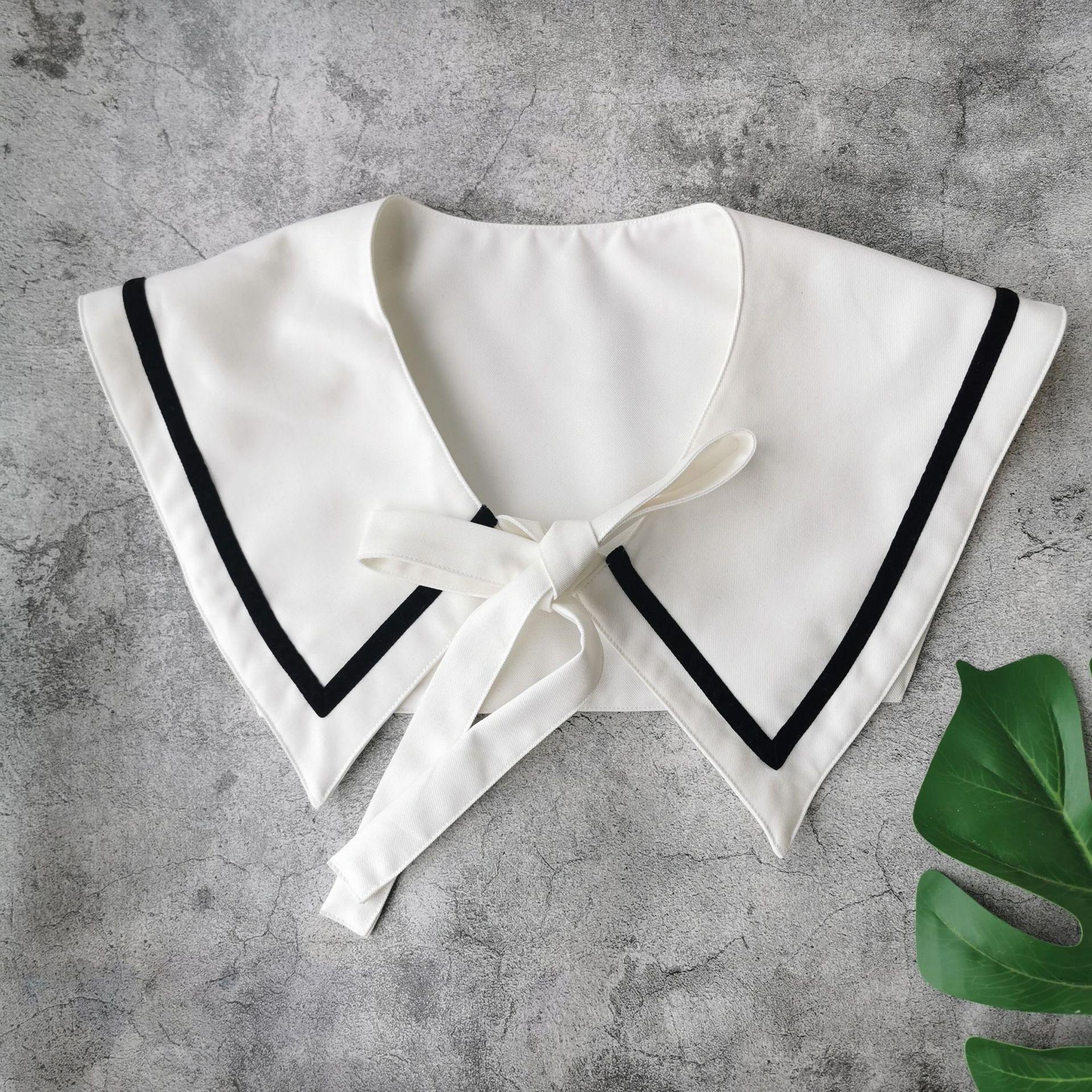 

Маленькая завязанная шаль со шнуровкой снаружи, защита от солнца, украшение в стиле Британской академии, набор с накладным воротником, универсальный