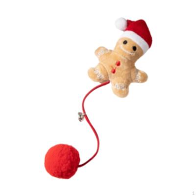 Cat Training Toy for Christmas with Molar Cleaning Rope and Interactive Features