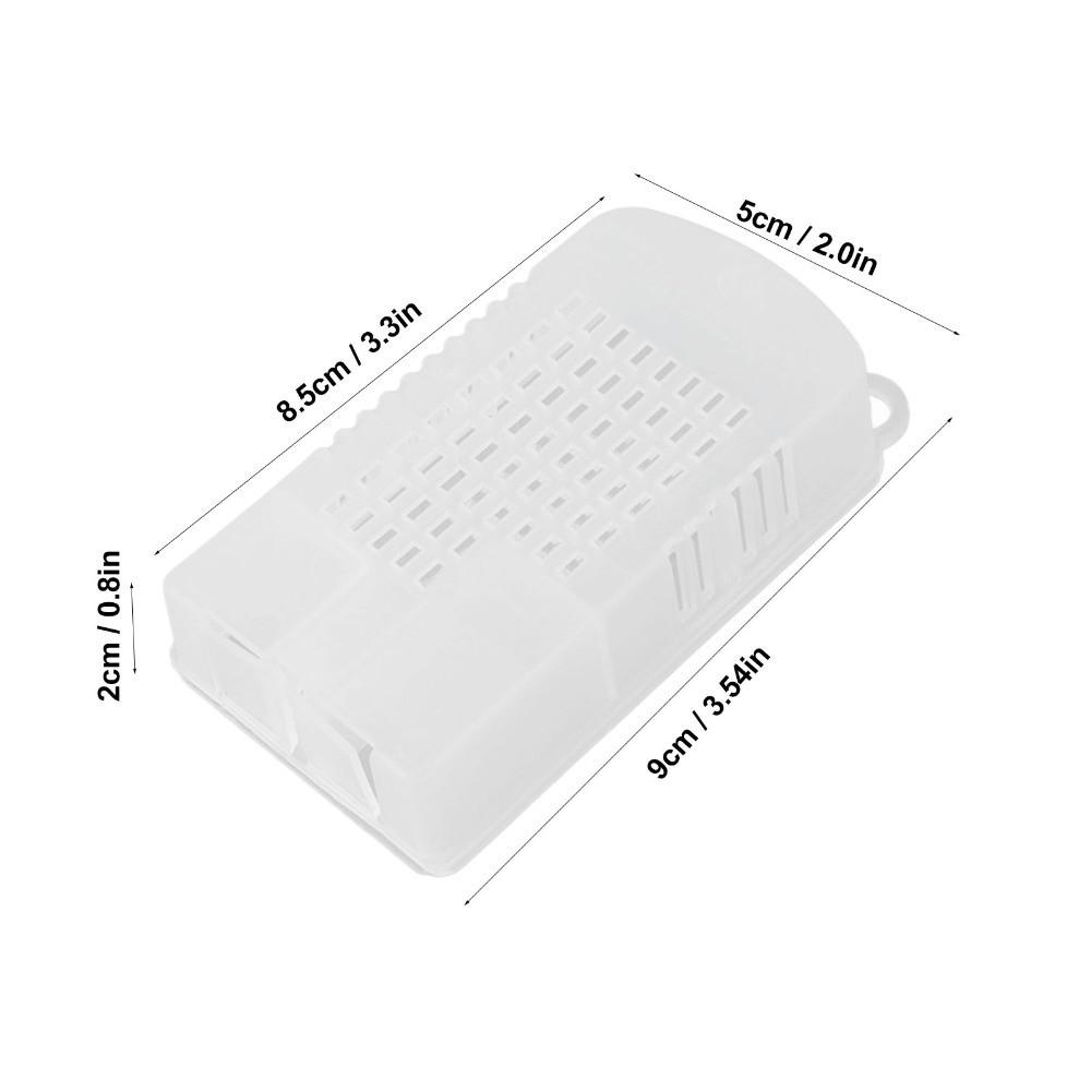 10Pcs Plastic Bee Transport Cage Ventilated Bee Rearing Cage Reusable Queen Bee Cage  Bee Rearing