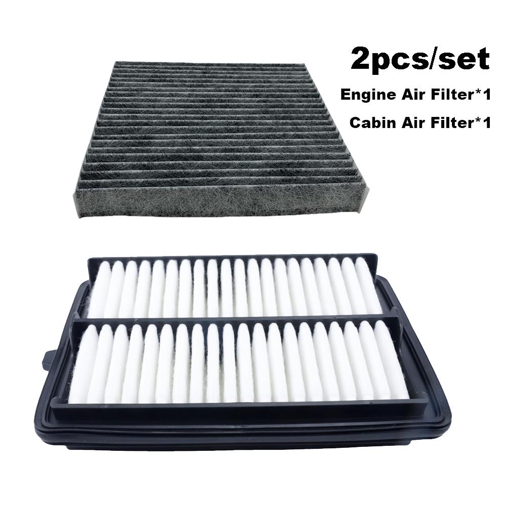 For Suzuki Vitara LY 2019 1.0L SX4 S-CROSS JY 2016-2020 K10C AC Air Conditioner Cabin Engine Air Filter 95850-61M00 13780-50R00