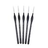 5Pcs 00000 Precision Fine Tip Paint Brush Set For Acrylic Models Mini Miniature Detail Nylon Hair Thin Extra Fine Paintbrushes