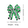 New Football Star Bow Hair Clips - Double Layer Sports Hairpins