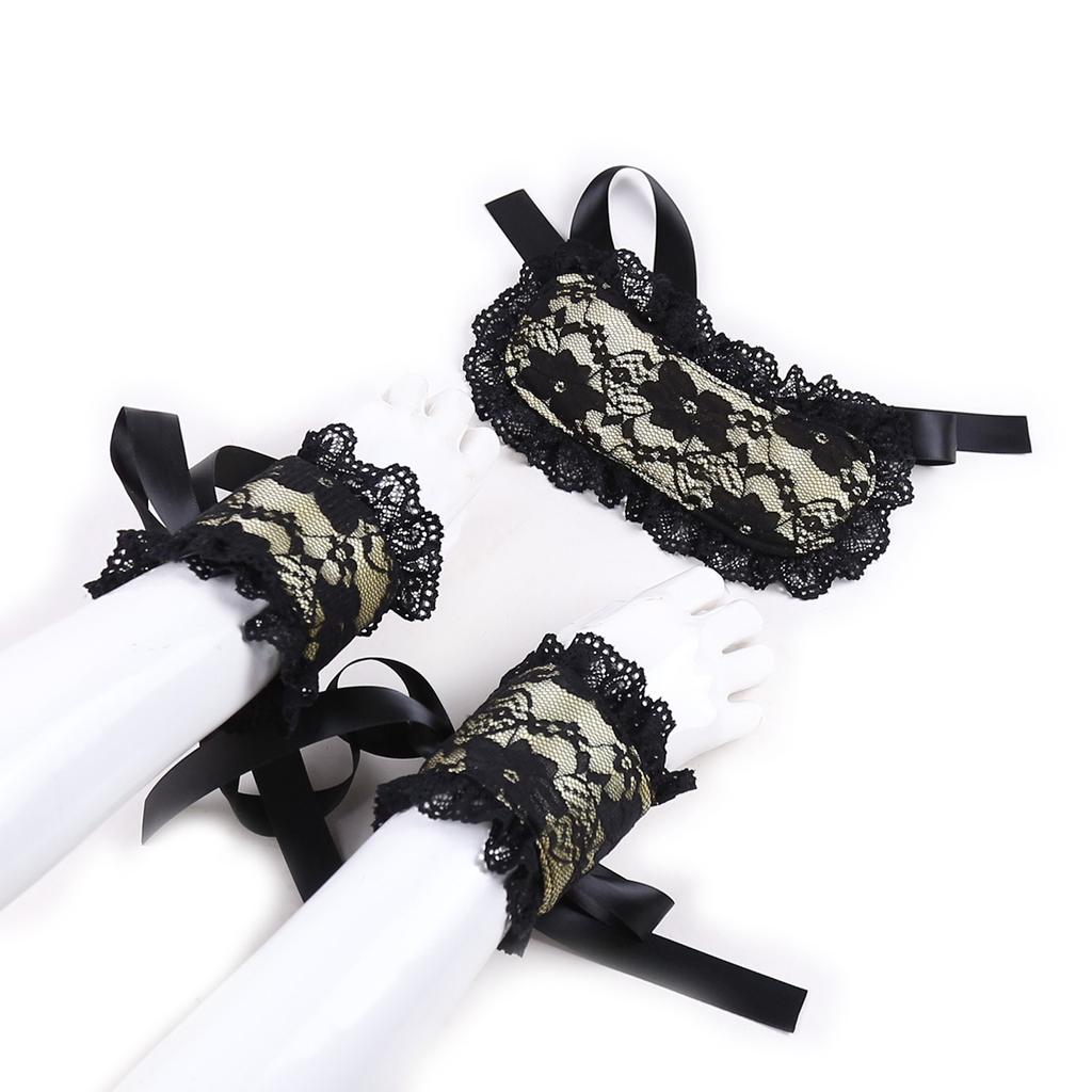 Bdsm Sex Set Toys Sexy Lingerie  Babydoll Sexy Lace Mask Blindfolded Patch Handcuffs For Sex Sexy Costumes Erotic Lingerie