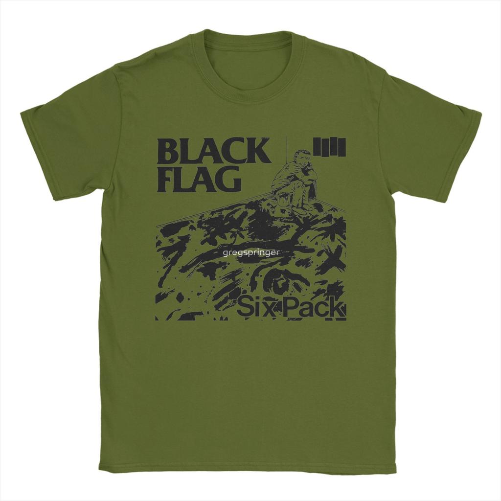 Black Flag Tour T Shirts for Men Women 100% Cotton Funny T-Shirts Crewneck  Tee Shirt Short Sleeve Clothing 4XL 5XL