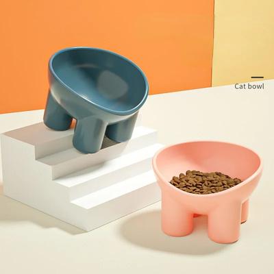 Cuenco Doble Antideslizante para Gatos Mascota Agua Comida Alimentación Cuencos para Perros Cuenco para Mascotas con Soporte Inclinado Alimentador para Gatos Cuenco de Alimentación Suministros para Gatitos
