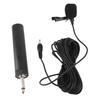Wired Lavalier Microphone Noise Canceling Omnidirectional Condenser Lapel Mic with 3.5mm 6.5mm Jack