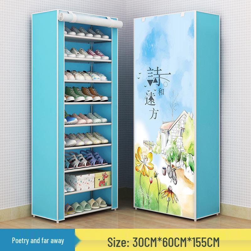 Ya Ruifan F Multi-layer Dustproof Shoe Rack for Dormitory & Foyer