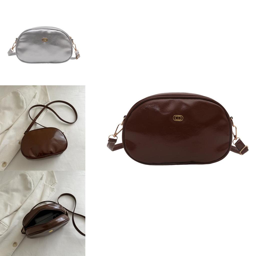 Pu Small Crossbody Bag With Solid Color Design For Casual Streetwear Fashion