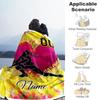 Love Volleyball Personalized Name Blanket Lightweight Customizable Blanket Durable Comfort Throw For Sofa Couch Bed Living Room Ideal for All Seasons