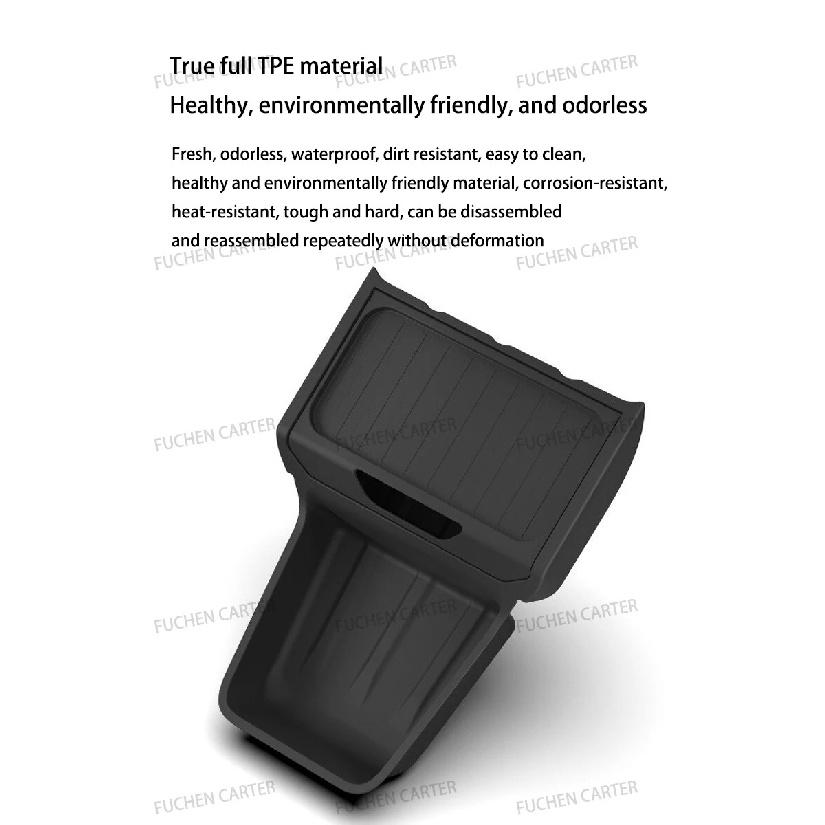 TPE Under Central Control Storage Box For Tesla Model Y Standard 2025+ Flip Cover design Tissue Box Storage interior Accessories