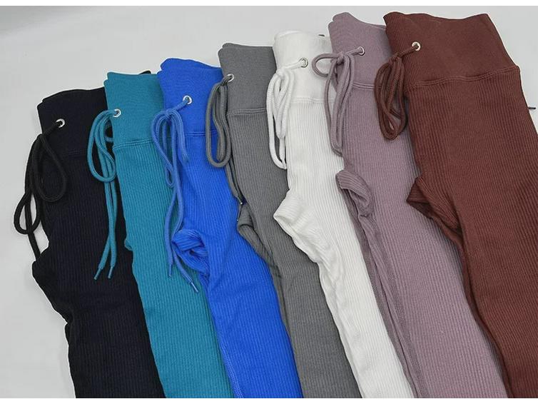 Women's Cross-Border Fitness Set: Zipper Vest, Yoga Bra, and Hip-Lifting Drawstring Pants