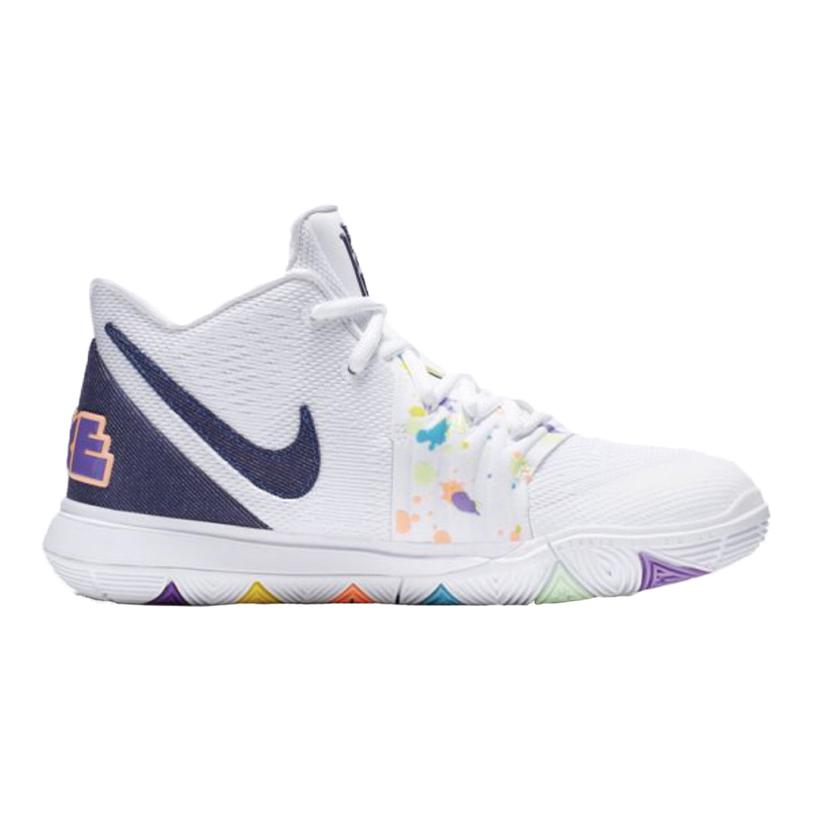 New Nike Kyrie 5 White Denim GS AQ2456-101