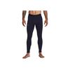 Under Armour Rush Coldgear Seamless Solid High Waist Seven-Point Tight Sports Leggings Men Leggings Black 1379284-001