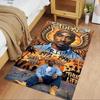 2pac Fußmatte Geeignet für Spielzimmer Eingangsbereich Esszimmer Balkon Rutschfester Teppich Anime Bürodekoration Perfektes Geschenk für Freunde & Familie