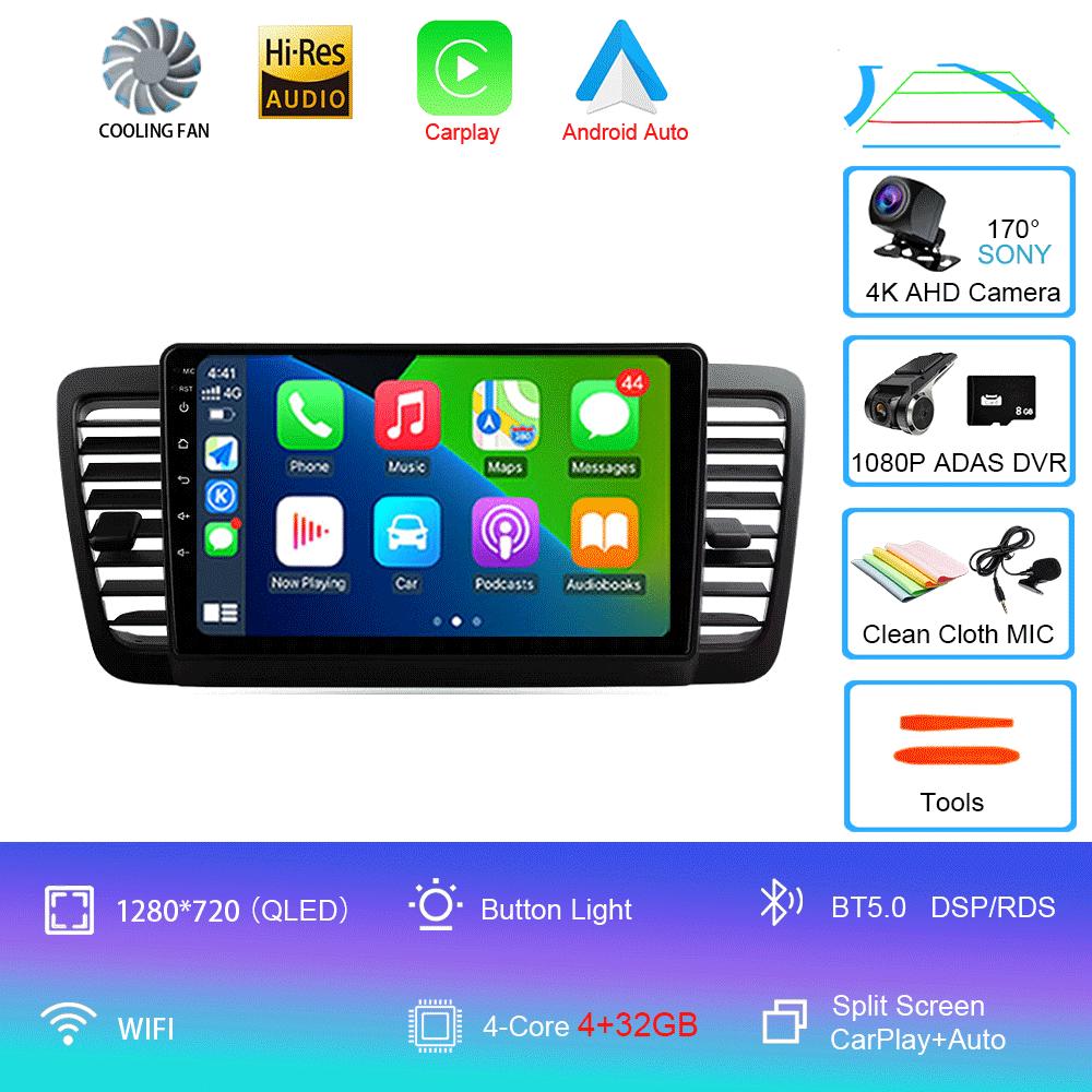 Android 14 Car Radio For Subaru Outback 3 Legacy 4 2003 - 2009 Multimedia Video Player Navigation Stereo GPS No 2din 2 Din Dvd