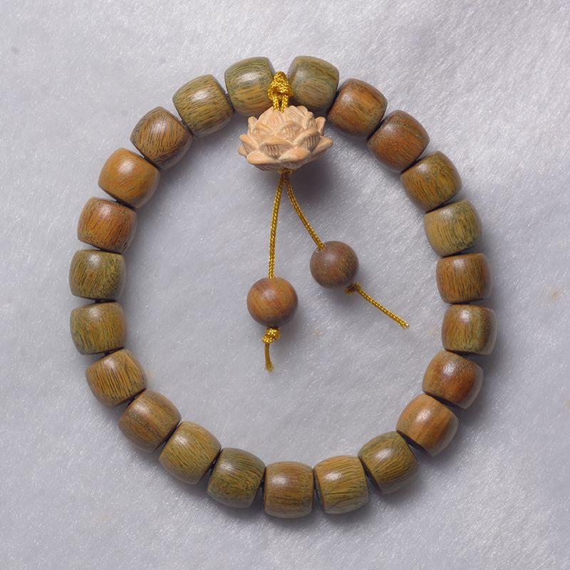 

Аргентина Гуаяковое дерево Прямой срез Подвеска Лотос Браслет Этнический стиль Украшение для древней китайской одежды Деревянный браслет Ремесла из сандалового дерева Straight cut + lotus style