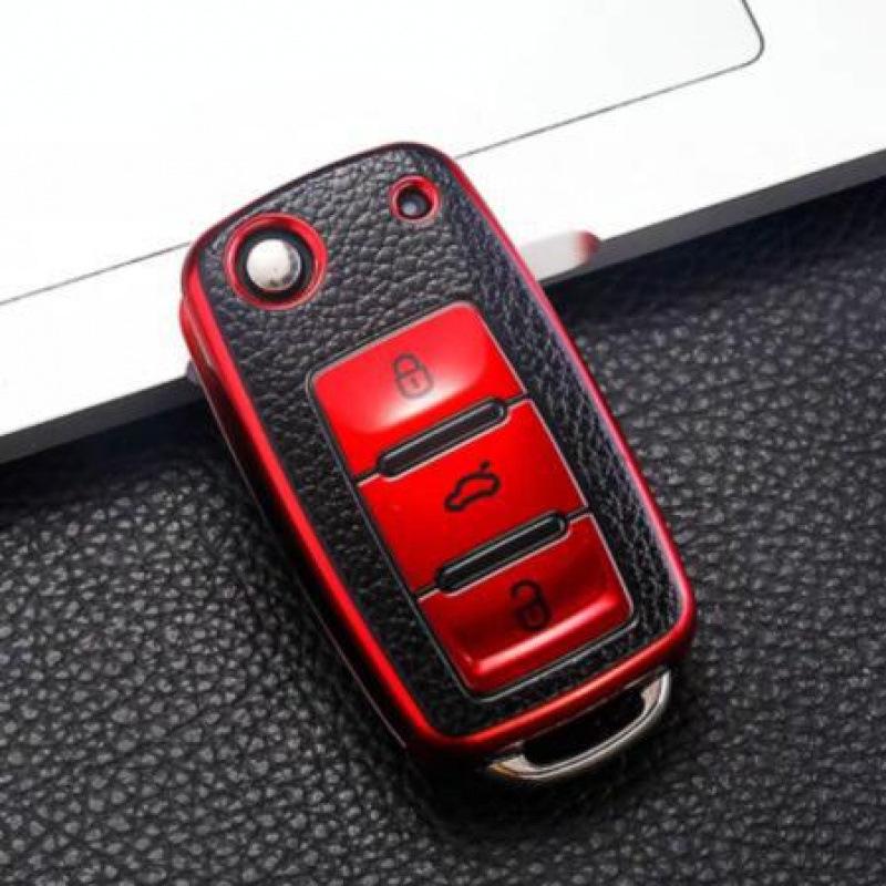 Volkswagen Key Case for Sagitar, Magotan, Lavida, Passat, Bora, Polo, Tiguan L – Car Key Bag Holder