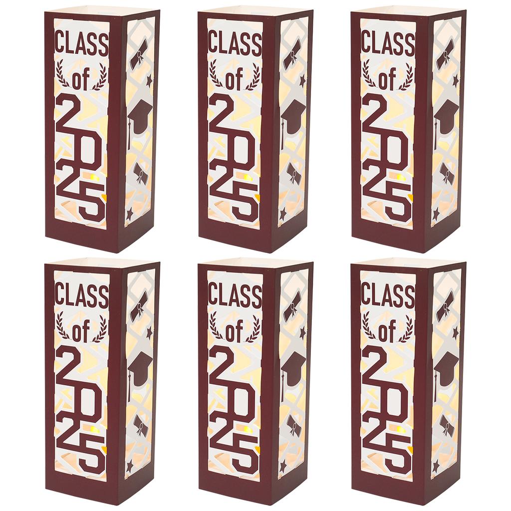 Graduation Lanterns Table Decor Graduation Table Centerpiece Box Class of 2025 Graduation Decorations For Home Congrats Grad