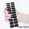 22Tips Glitter Cat Eyes UV-Free Gel Nail Sticker Gradient Full Cover Long Lasting Gel Polish Nail Strips DIY Manicure Decoration