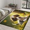 Cute Cats Bookshelf Floor Rug, Non-Slip Doormat for Living Room Bedroom