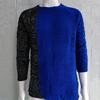 Men's Color Block Crewneck Sweater, Muscle Fit Long Sleeve Knit Pullover Jumper,  Autumn Winter European Style Men Knit Top