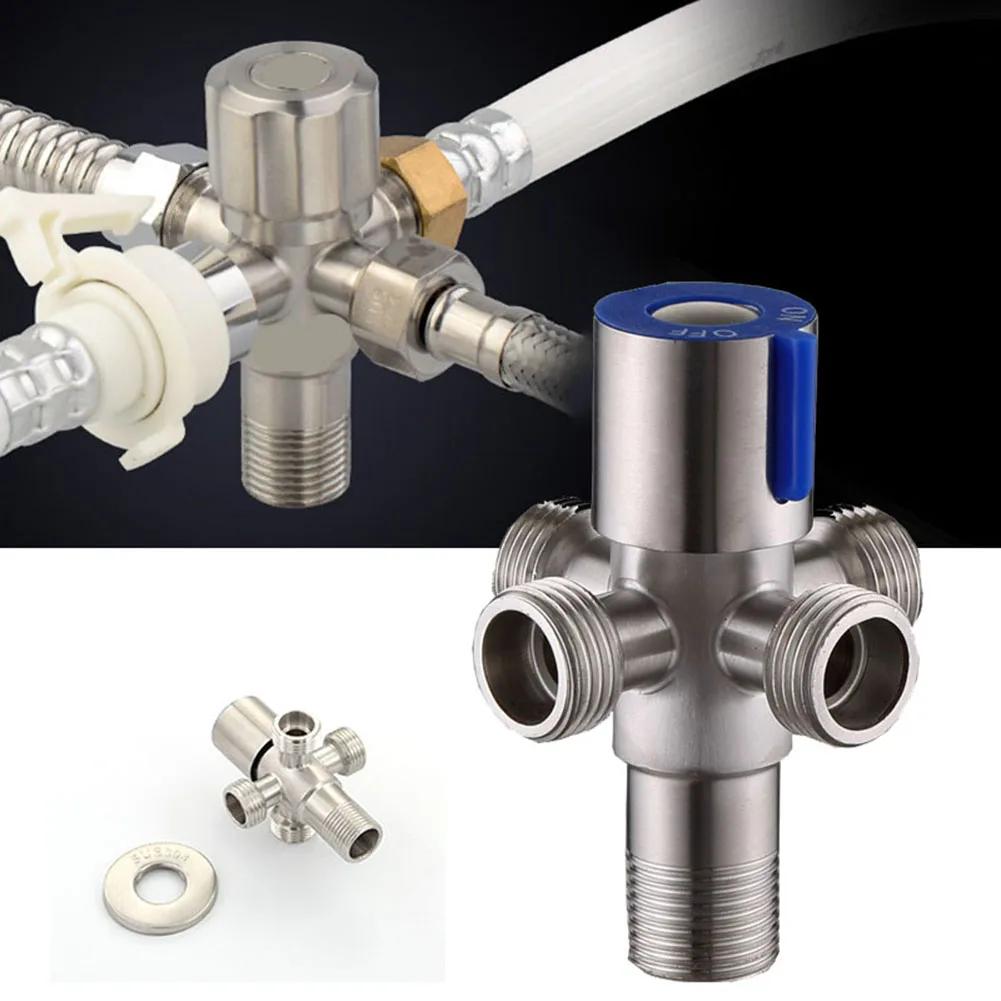 Easy To Install 304 Stainless Steel Triangle Valve For Washing Machine Accessories  Smooth Water Flow  Long Lasting Performance