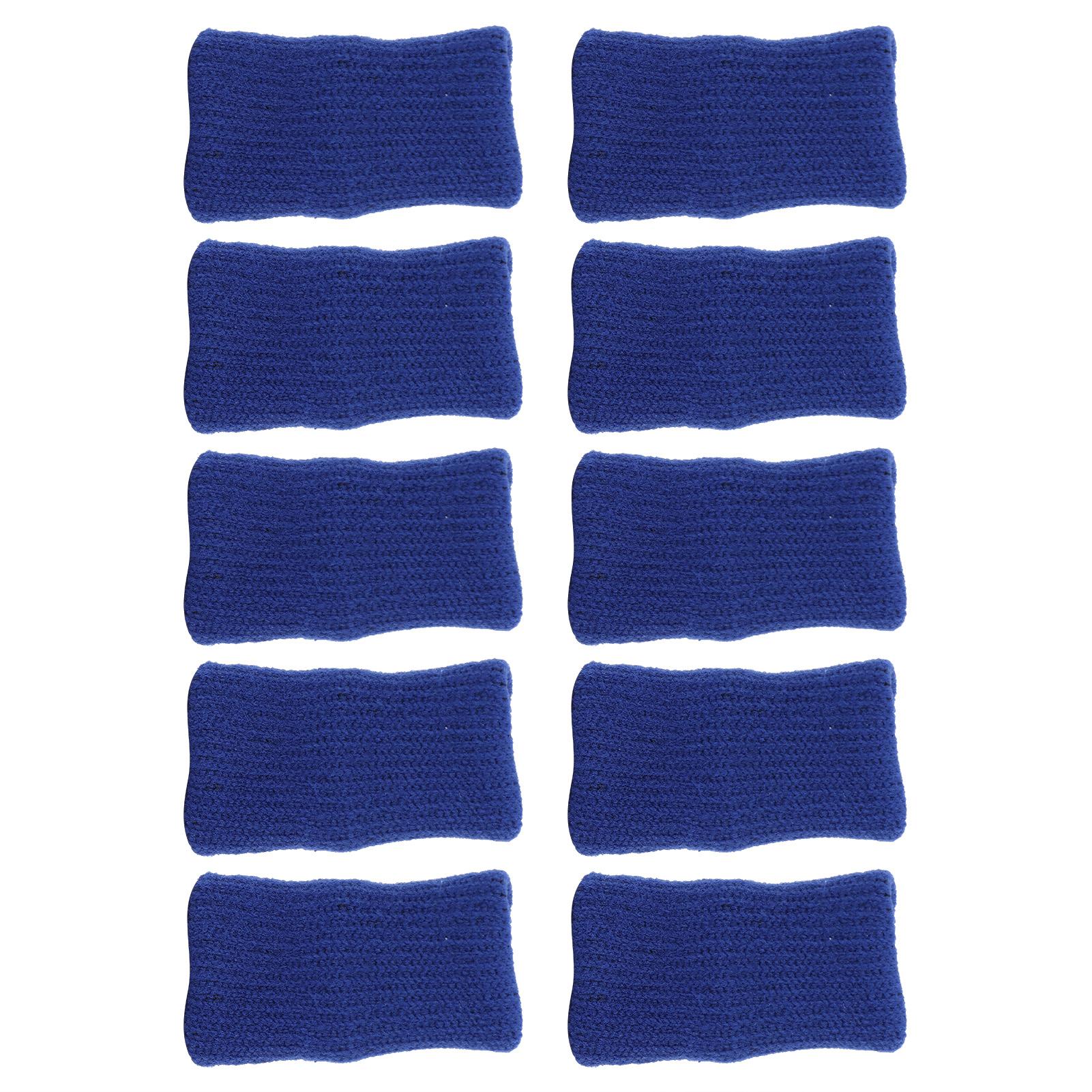 

10 шт. Защитные накладки на пальцы Спортивные эластичные накладки на большой палец Бандажи для пальцев Облегчение боли Серый синий