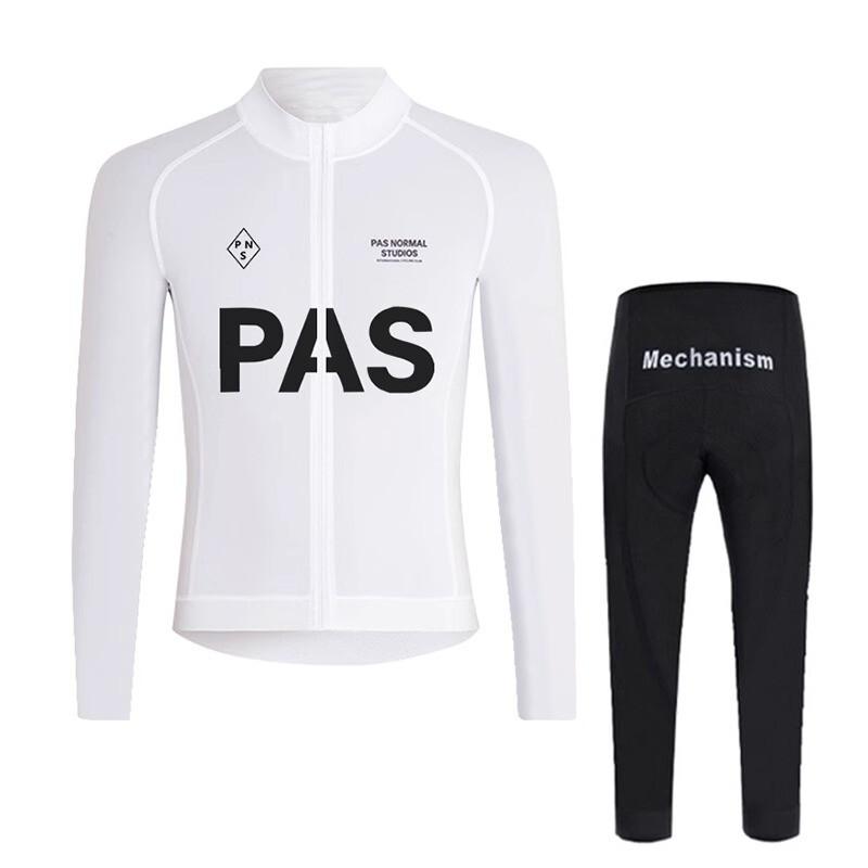 Mens Cycling Thermal Long Sleeve Jersey Bib Pants Set Breathable Warm Fleece Winter Bike Outfit