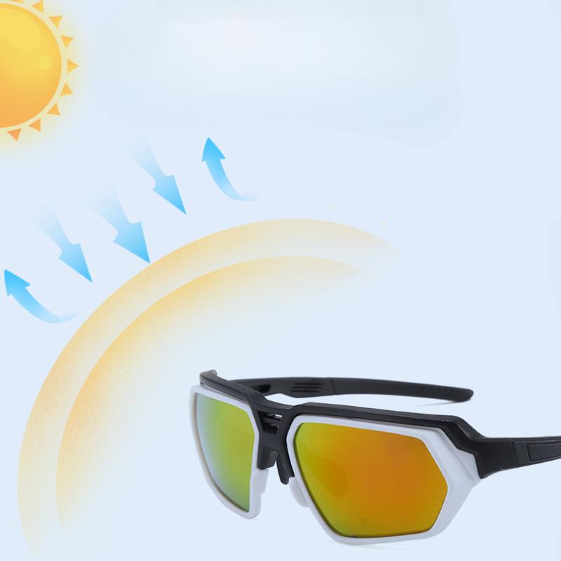 Non-polarized Fashionable Outdoor Sunscreen Windproof Dustproof Rainproof Sunglasses Men's and Women's Premium Sports Eyeglasses