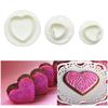 3PCS Geometric Fondant Cookie Cake Cutter Handmade Pressing Spring Mold Heart Square Pentagram Round Shaped Cake Decorations ZYF