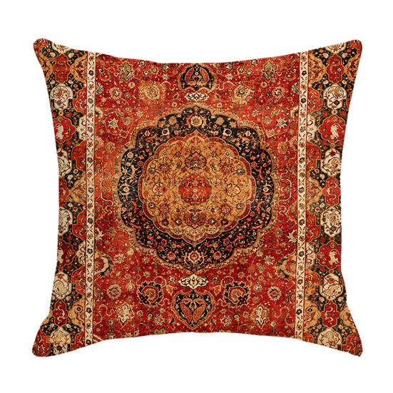 Boho Throw Pillow Covers, 18 x 18 Inch Bohemia Ethnic Style Cushion Case, Decorative Pillowcase for Sofa Couch
