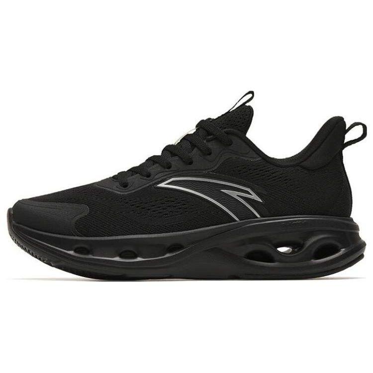 Anta Energy Ring Non-Slip Wear-Resistant Lightweight Low-Top Running Shoes Women Sneaker Black 122315575-2