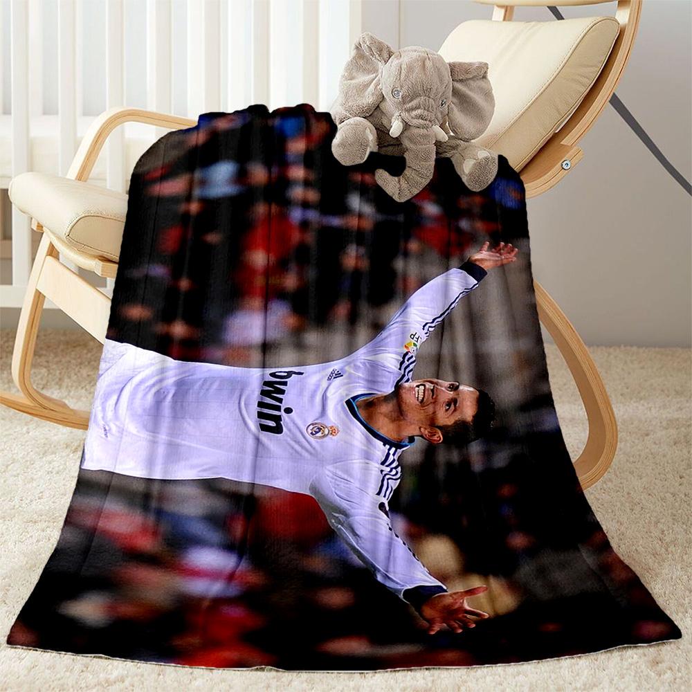 Ronaldo's Motivational Quote Blanket Comfortable Suitable for Seaside Livingroom Bed All-Season Use Warmthful Decor