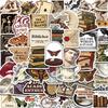 50PCS Dark Academia Sticker DIY Laptop Bicycle Motorcycle Living Room Luggage Skateboard Graffiti Waterproof Phone Sticker