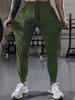 Men's European Size Summer Ice Silk Nylon Quick-Dry Breathable Elastic Pants