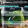 Akvarijní box pro chov ryb Izolační box pro chov ryb Vylíhovací dělič Transparentní design s více mřížkami Izolační box pro chov ryb pro krevety klaun