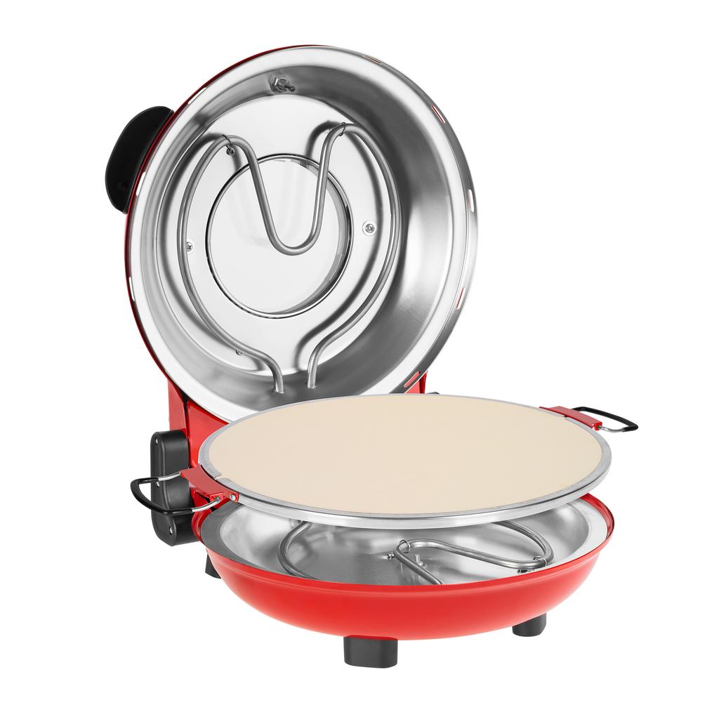 Teesa Supreme Pizza Oven + Window Shovel 405°C Stone 1200W Strong