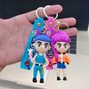 New KPOP Demon Hunters Little Tiger Keychain Pendant Cartoon Anime Monster Hunt Girl Key Ring Bag Hanging Decoration Gift
