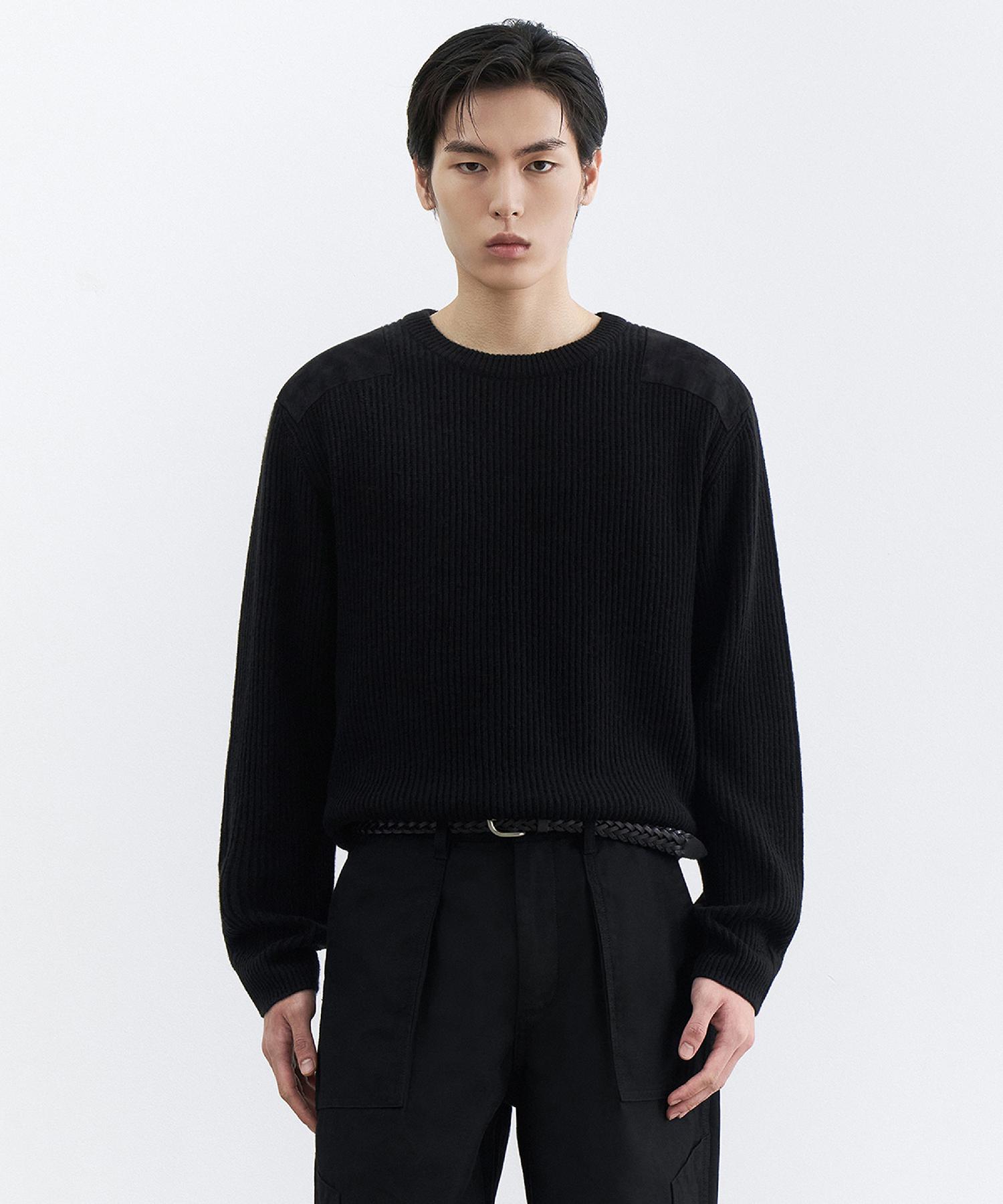 Musinsa Standard Ribbed Commando Knit [Black] Black/M