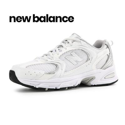 Unisex Sneakers White Silver 530