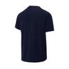 Adidas Letter Print Crew Neck Short Sleeve T-Shirt Unisex Tops Navy-Blue JJ0891