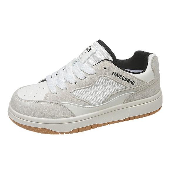 Versatile simple board shoes women's 2025 summer new little white shoes women's breathable fashion niche thick-soled casual women's shoes