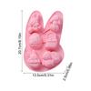 Ostern Schokolade Silikonform Backzubehör 3D Hase Silikonform Für Gummibärchen Cupcake Fudge Süßigkeiten Gelee Gebäck Eis DIY Werkzeug