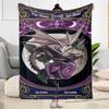 Gothic Style Blanket Ultra-Soft Perfect for Chair Livingroom Office for All Occasions Digital Print Suitable for Gifting Relatives and Friends