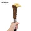 Yellow Resin Eagle Head Tree Root Walking Cane Fashion Decorative Steel Stick Gentleman Elegant Cosplay Cane Knob Crosier 94cm