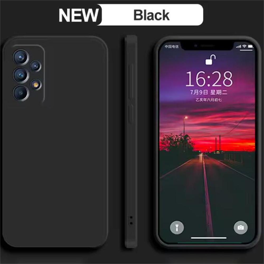 Hot sale TPU Phone Case for Samsung Galaxy A32 A33 A52 A72 4G 5G Shockproof Luxury Liquid Silicone Camera Protective Back Cover