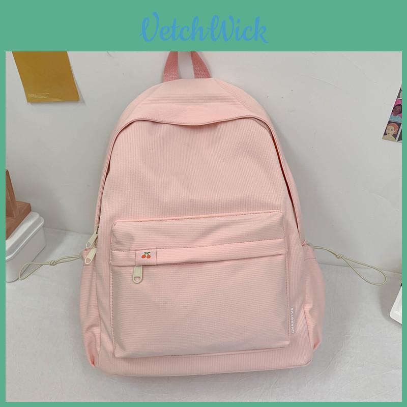 Unisex Nylon Casual Backpack With Multiple Colors For Middle And High School Students